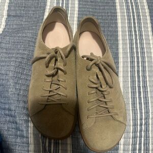 Birkenstock Women's Taupe Suede Sneakers